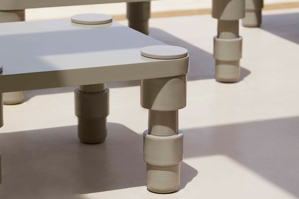 Столик журнальный белый 90x60 Gan Grey от Gan GAN  321285 Белый  - Вид №4