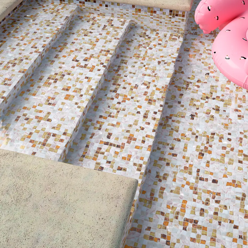 Стеклянная мозаика Kreaforta для влажных помещений и бассейнов 89400883 STLM-1569794 - Вид №5