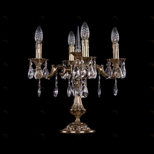Настольная лампа дизайнерская Innervate 7001/4/125-51/A/GB BOHEMIA IVELE ПОДСВЕЧНИК, СВЕЧА 080288 Бронза;прозрачный 