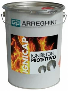 CAP ARREGHINI Водоотталкивающая белая вспучивающаяся краска Ignibeton
