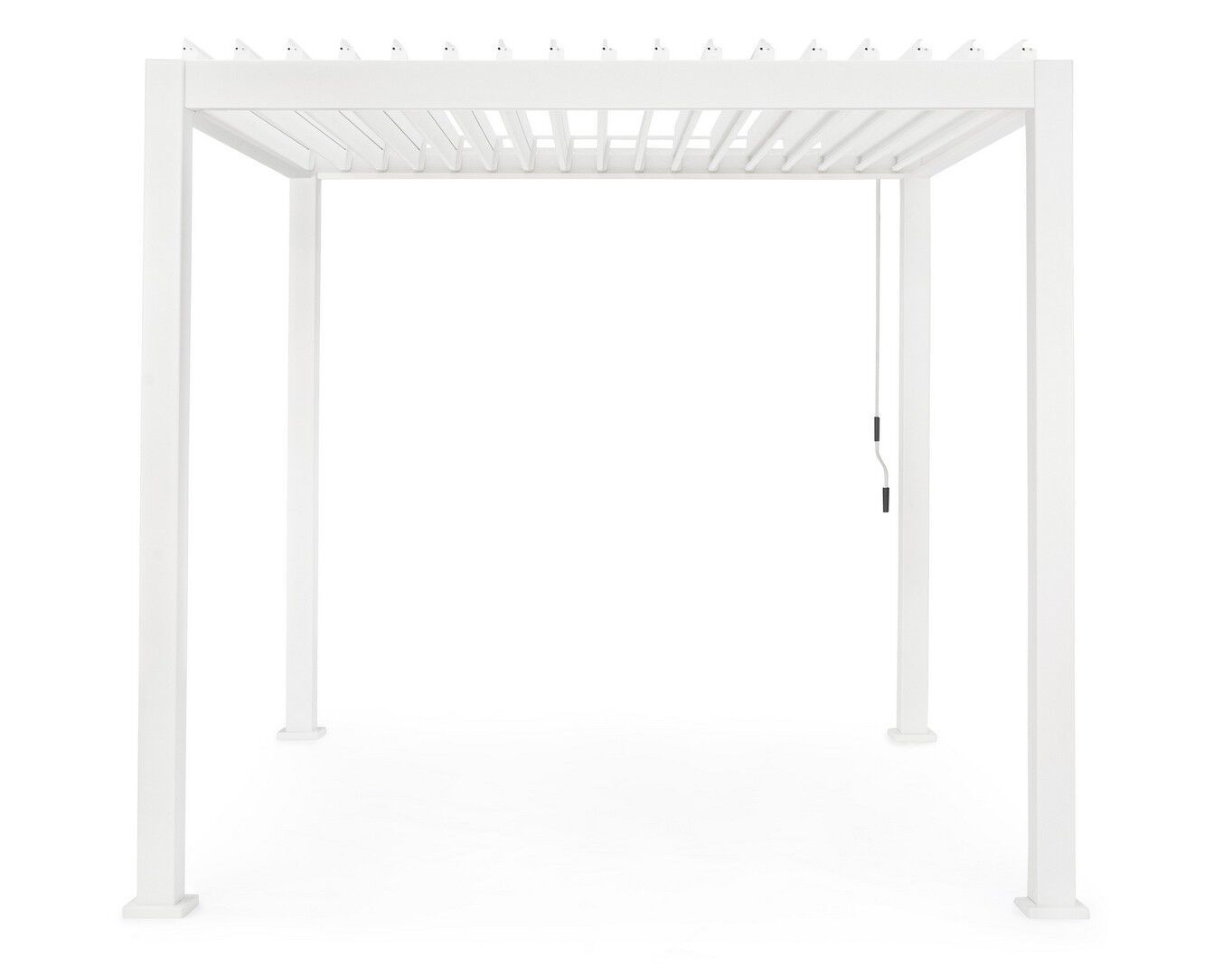 Самонесущая пергола из алюминия с поворотными пластинами BIZZOTTO OCEAN ARCH-00042235 - Вид №37