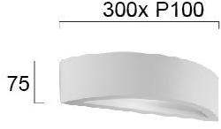 Terzo Light Бра из гипса прямого и отраженного света  V4071900  - Вид №1