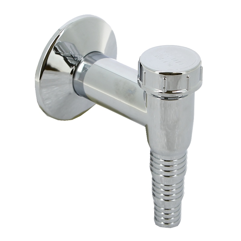 Сифон McAlpine для подключения слива бытовой техники с обр. клап. и отражателем выход D=32 мм хром WMV32CP