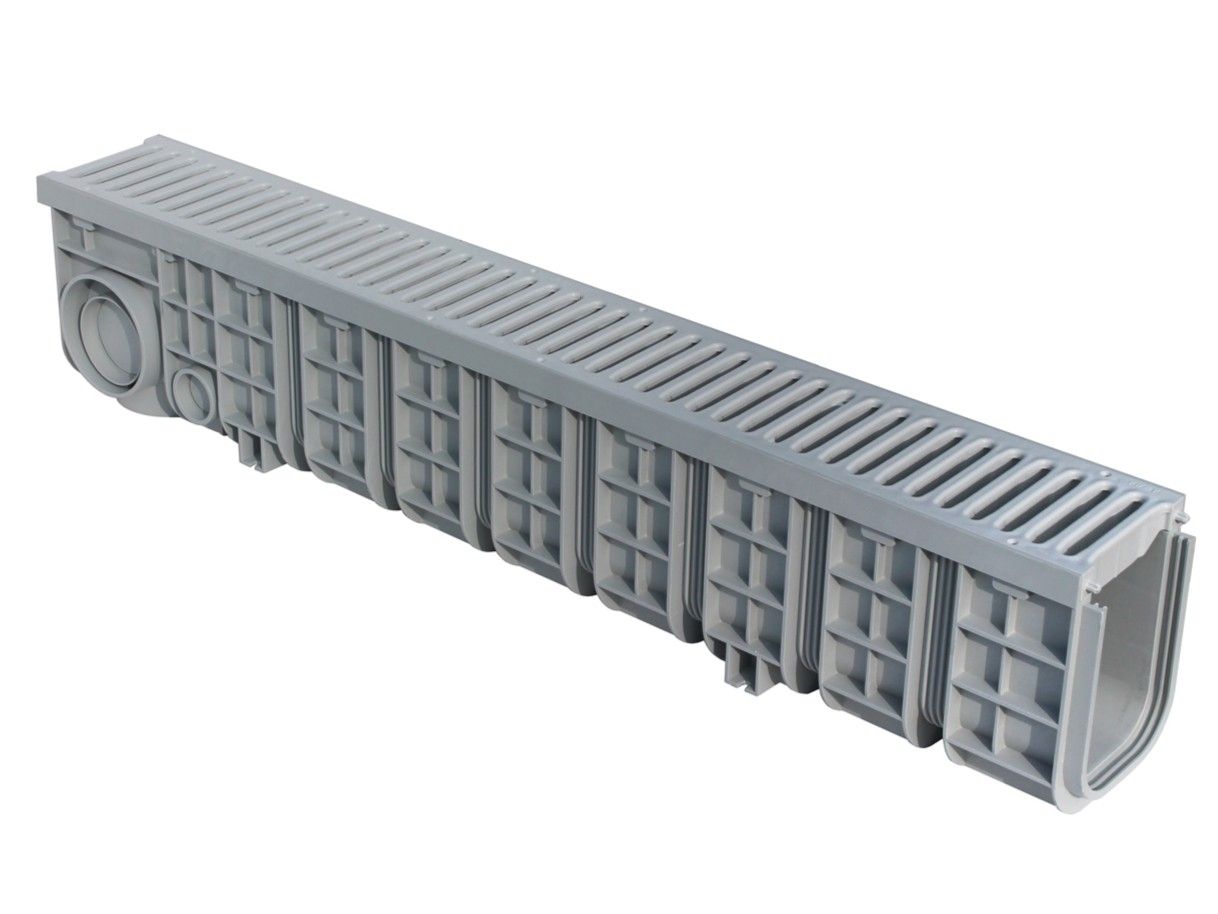 Высокий модульный канал PP с решетками из ПВХ класса B125 First Corporation First Plast ARCH-00006213