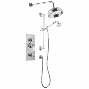Traditional bathrooms Смеситель для душа с фарфоровой ручкой ASCOT Tbstkit1.con.nk