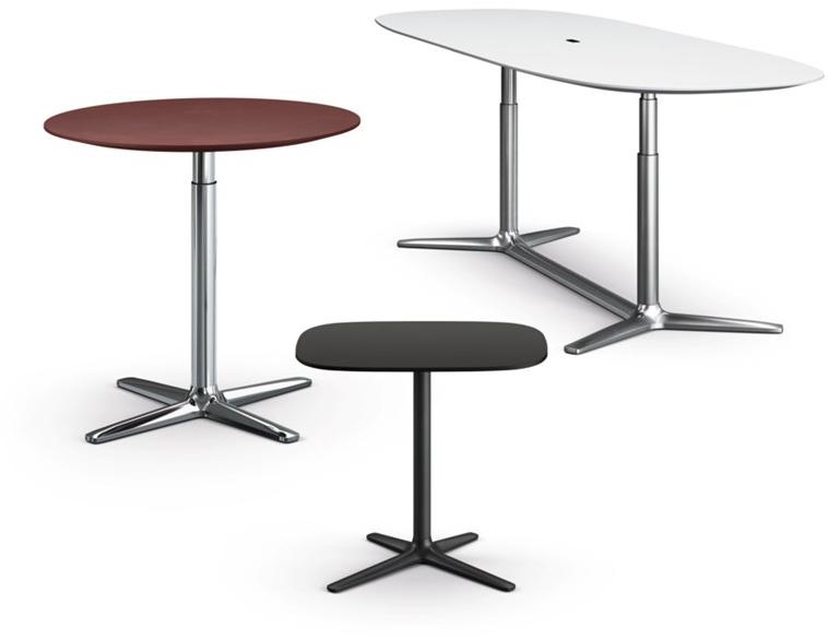 Brunner Круглый стол с регулируемой высотой из hpl Lift 7881 - Вид №1