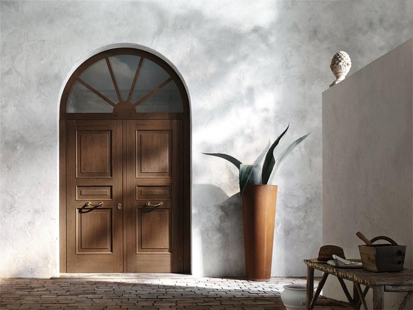 OIKOS VENEZIA Бронированная деревянная входная дверь со стеклянными панелями Evolution sun-id-1432353 - Вид №14