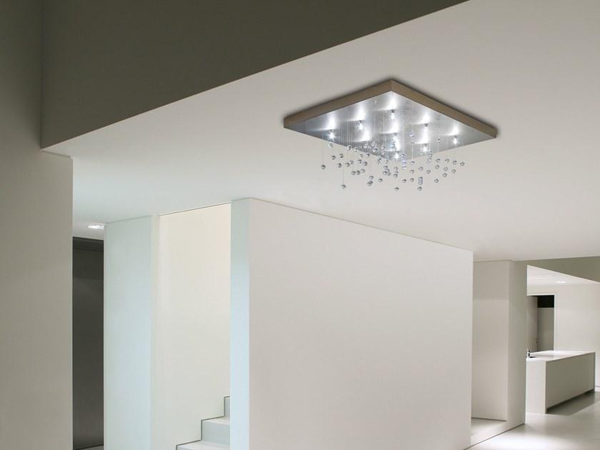 ILFARI Потолочный светильник из металла с кристаллами Sprankling sun-id-1474388 - Вид №1