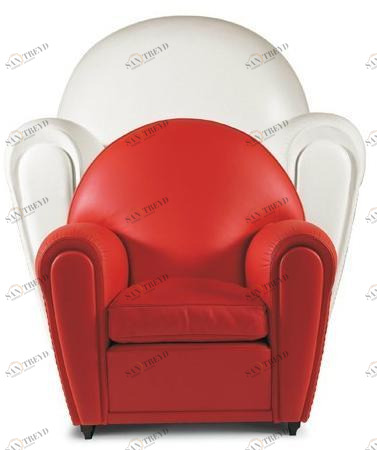 Poltrona Frau Кресло Club из кожи La collezione - divani e poltrone sun-id-1508114
