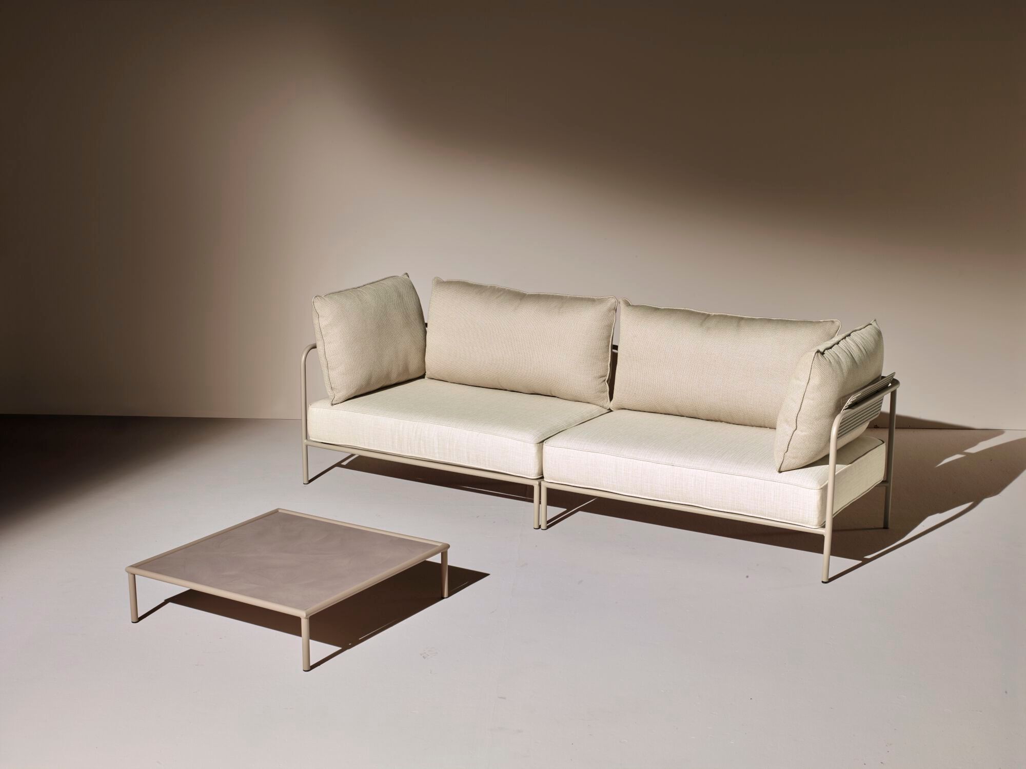 Окрашенный стальной садовый стол и столешница HPL S-CAB лоскут ARCH-00102797 - Вид №19