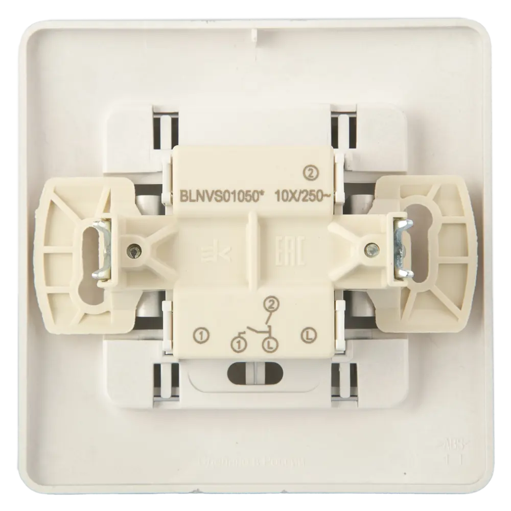 Выключатель проходной встраиваемый Systeme Electric Blanca 2 клавиши цвет алюминий 86728921 STLM-2094050 - Вид №2