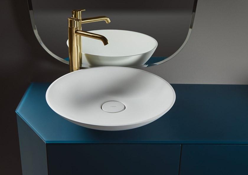 INBANI Тумба под умывальник из дерева подвесная с дверцами Forma sun-id-1414818 - Вид №3