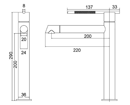 9873200000 Смеситель Bandini Clock Santreyd - Вид №2