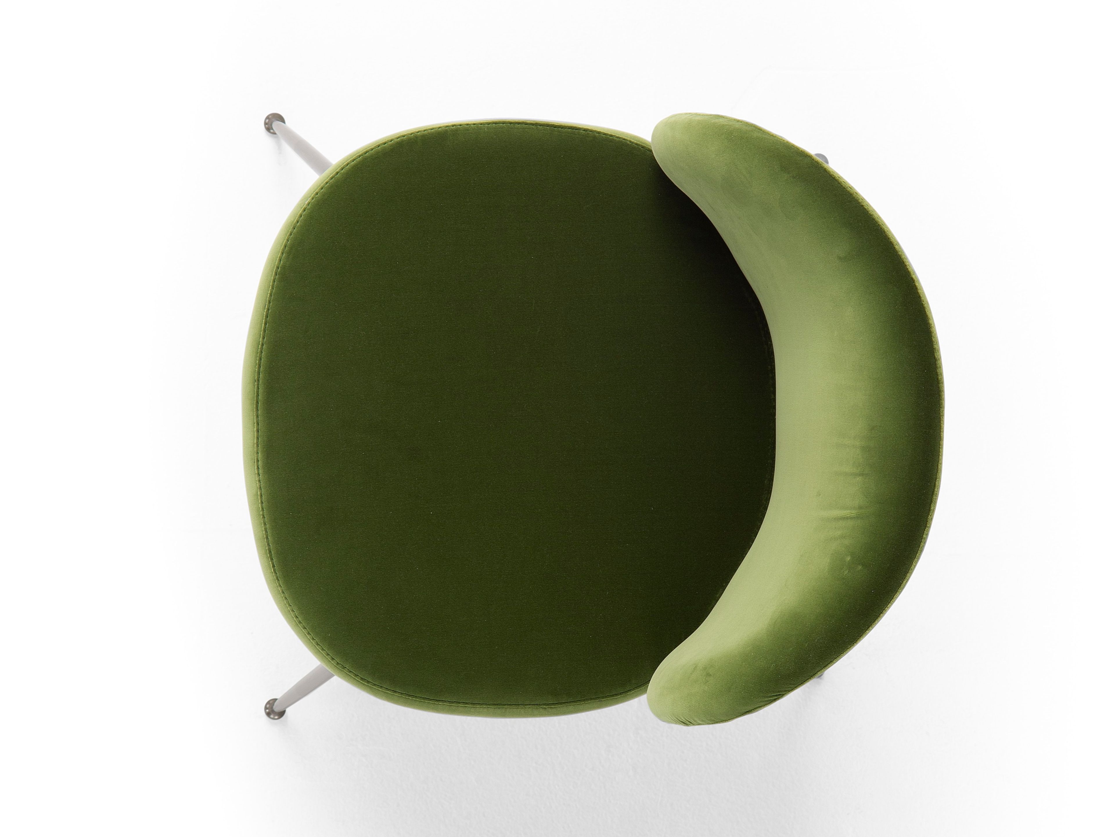 Стул из ткани или кожи с металлическим основанием Amura Monnalisa ARCH-00030510 - Вид №3