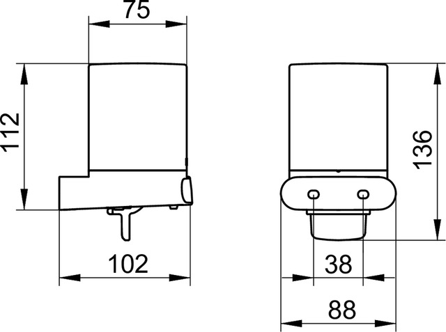 11652019000 Съемный стакан KEUCO Elegance - Вид №2