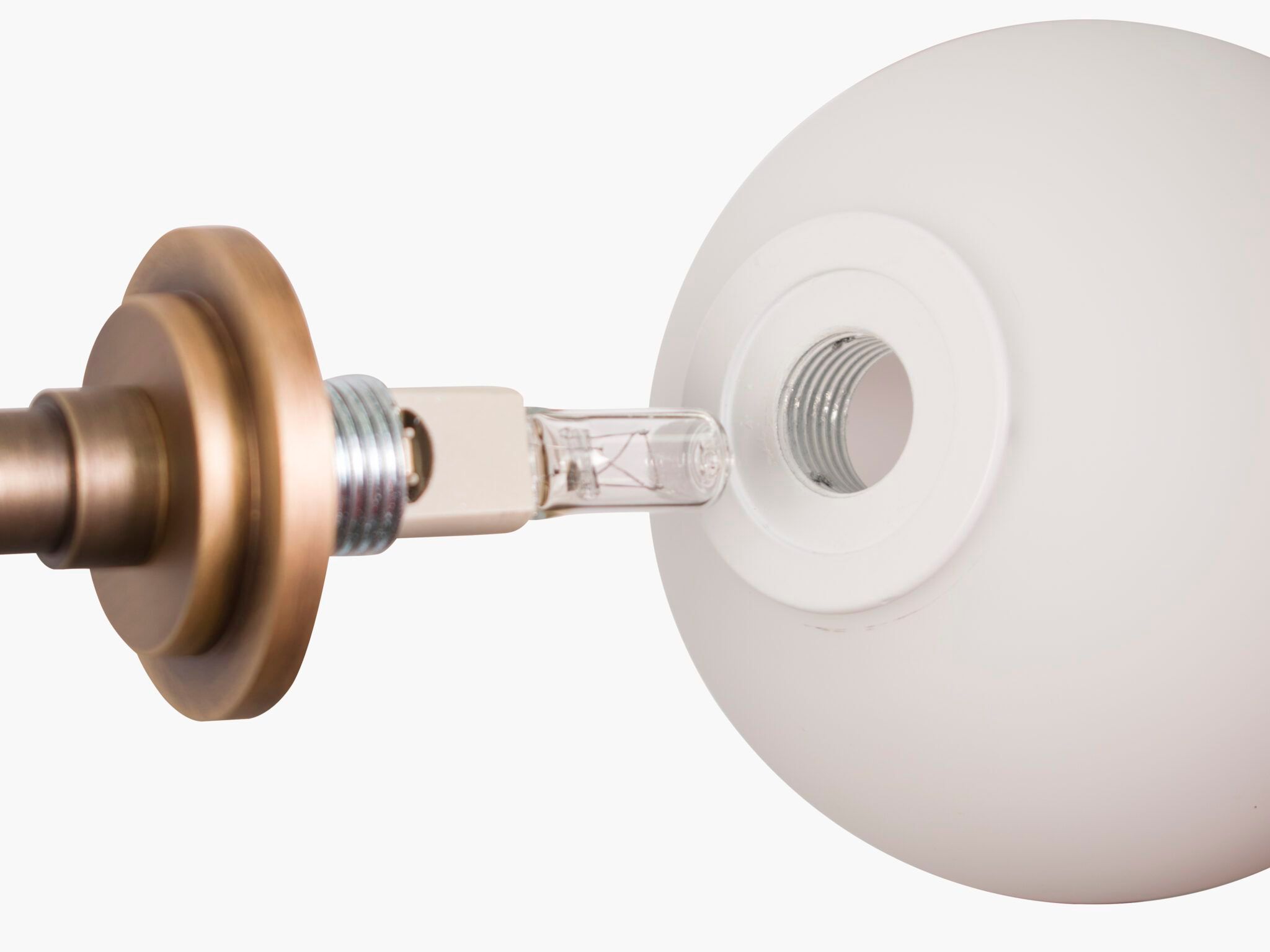 Светодиодный подвесной светильник из латуни и стекла Lampex Italiana FUTURA ARCH-00077543 - Вид №2