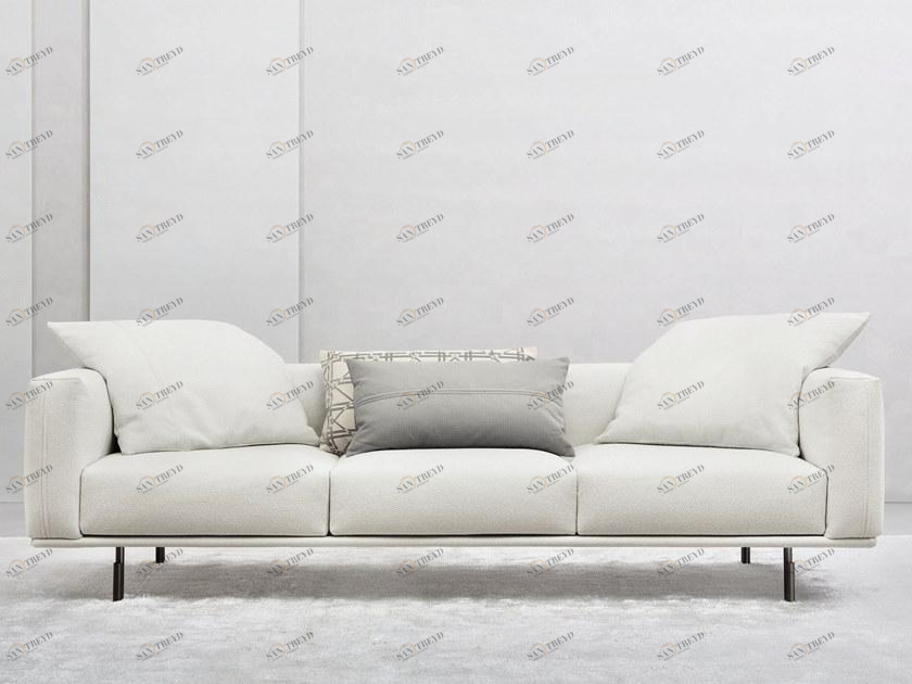 Flou 3-х местный тканевый диван со съемным чехлом Binario sun-id-1443220