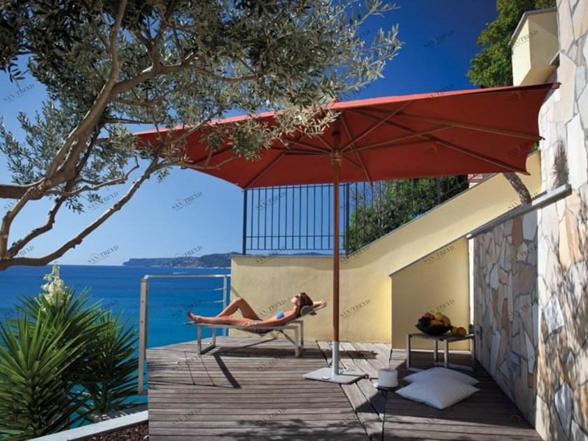 FIM Прямоугольный деревянный зонт Legno sun-id-1444793