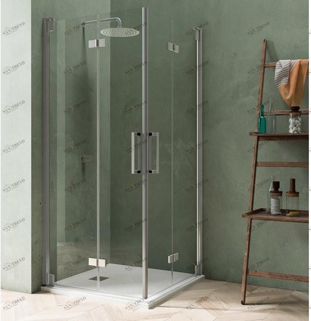 Karol Угловая душевая кабина с откидной дверцей Blackberry Karolitalia sun-id-1370492