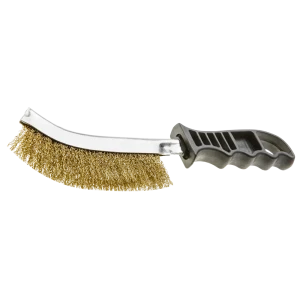 Щетка металлическая TOPEX 24 см с эргономичной рукояткой 13820788