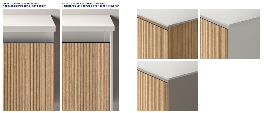 Подвесной умывальник из термо текстурированного и матового лака ARBLU Dress System ARCH-00078274 - Вид №8