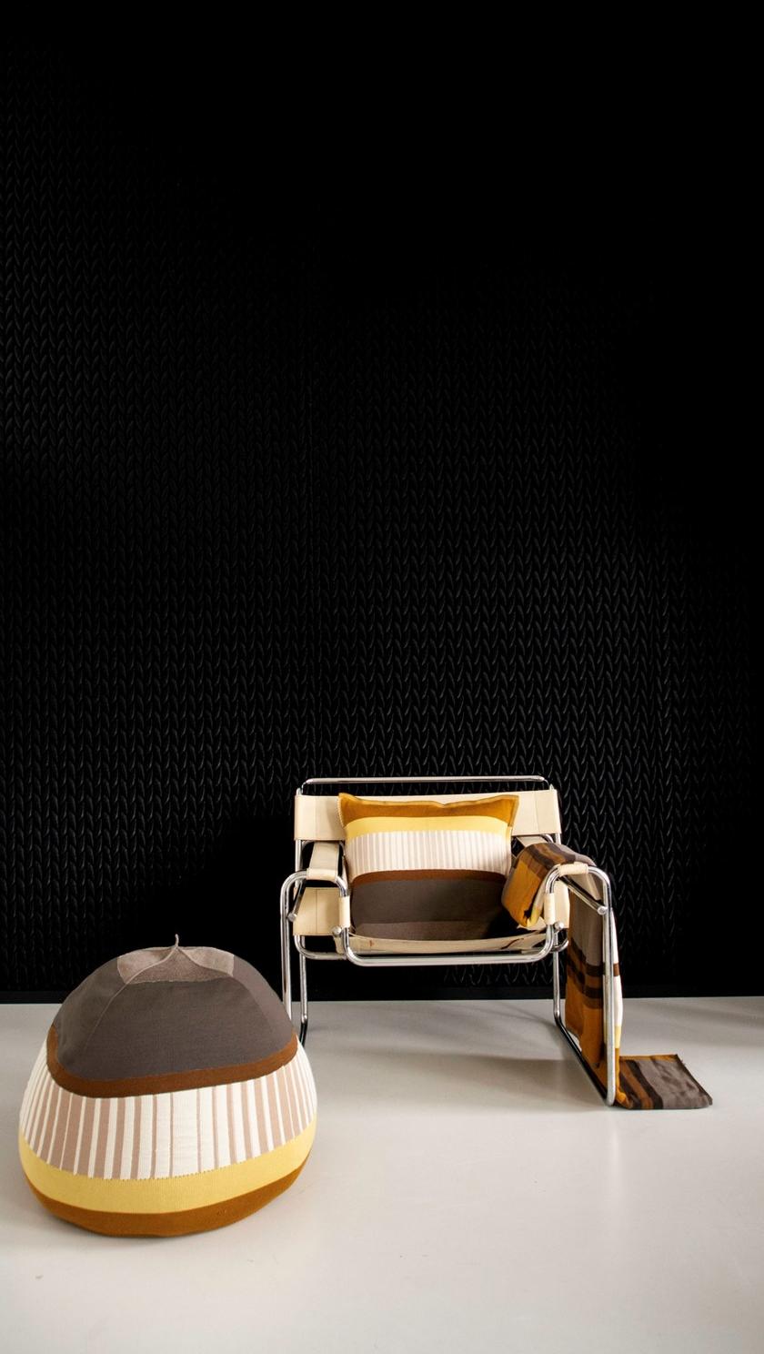 Casalis Подушка из шерсти мериноса с геометрическим рисунком Velden sun-id-1448998 - Вид №6