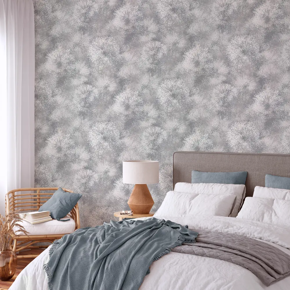 Обои флизелиновые Wall Decor Танго серые 1.06 м 75204-14 88762659 STLM-2102039 - Вид №2