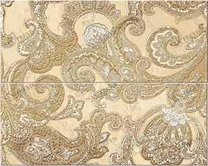 SFUMATO BEIGE PAISLEY(2шт) Панно 40,2*50,5 Azori 583222003