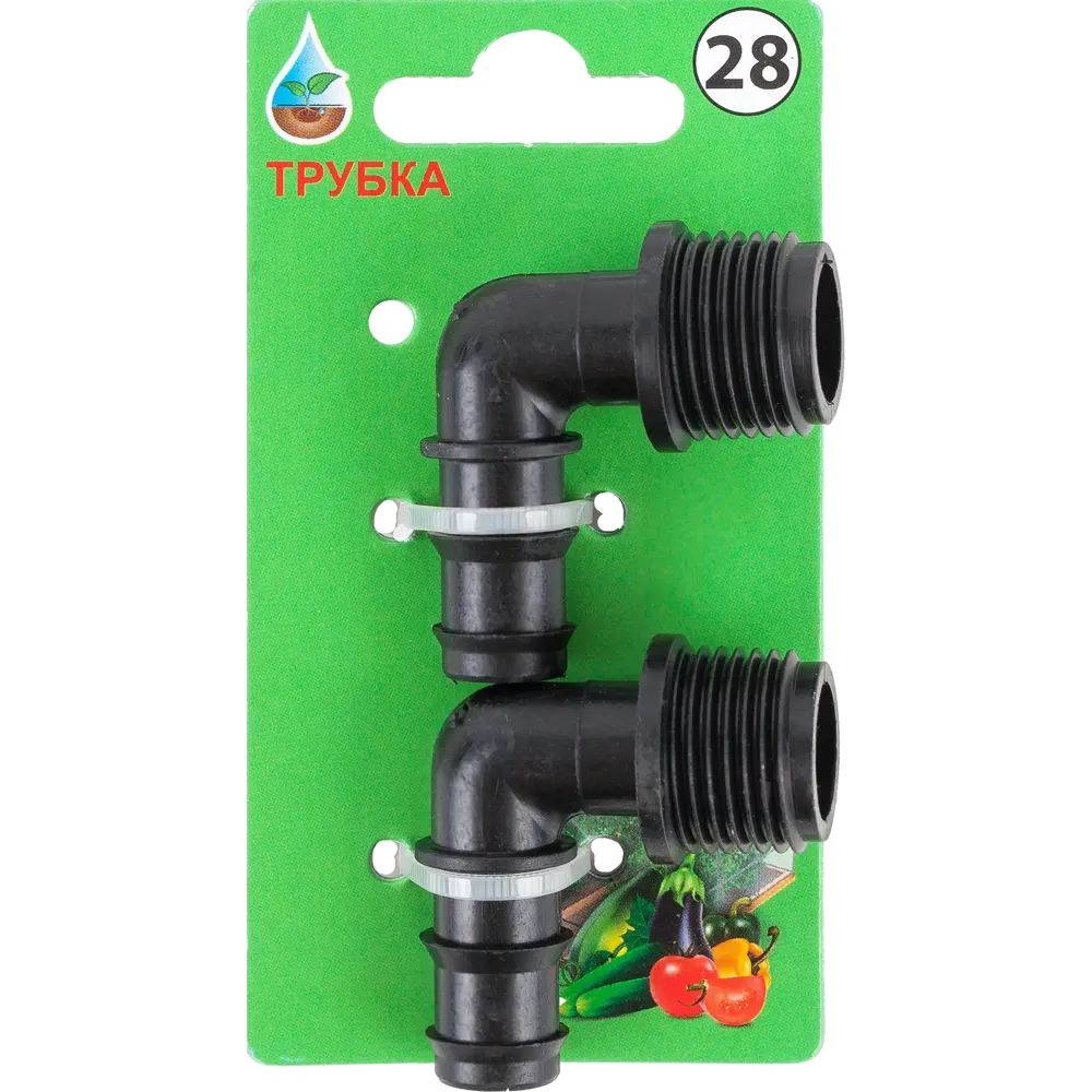 Угол для ПНД трубки BOUTTE, 1/2 дюйма-16 мм, 2 шт. №28 82168314 STLM-2065060 