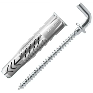 Дюбель-крюк-костыль Fischer UX WH, 8x50 мм, нейлон, 25 шт.
