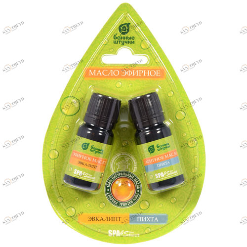 Банные штучки Набор масел из 2-х флаконов (Эвкалипт+пихта) 5278