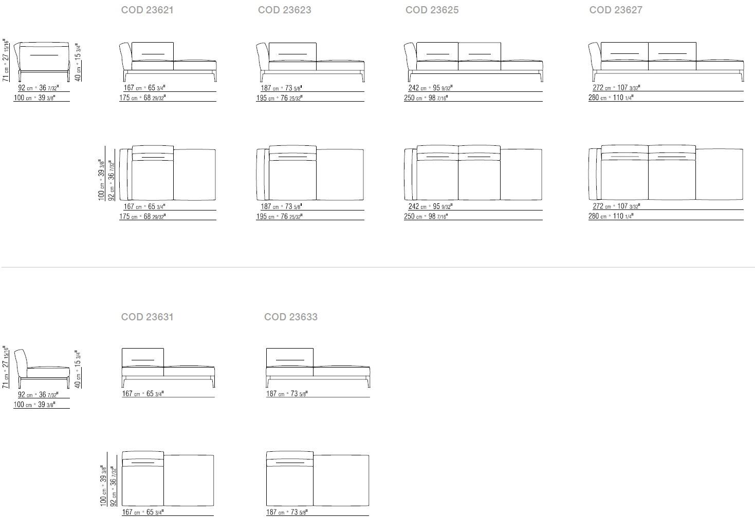 Flexform 3-х местный тканевый диван со съемным чехлом Adda sun-id-1469739 - Вид №9