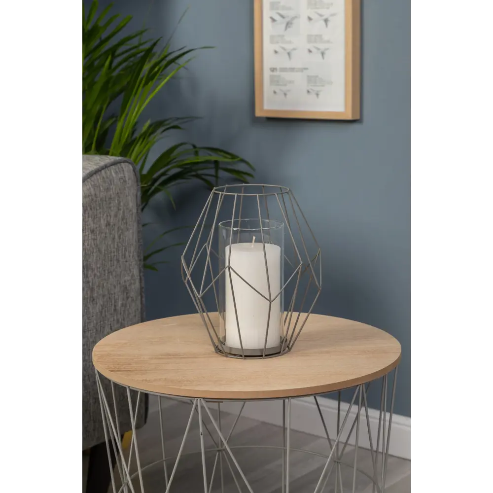 Подсвечник, металл, цвет серый Atmosphera STLM-2099478 - Вид №3