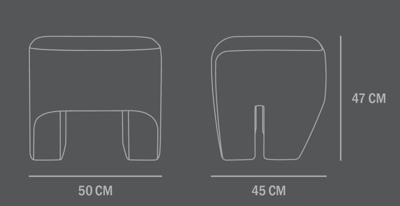 Низкая ткань табурет 101 Copenhagen Sculpt ARCH-00029166 - Вид №11