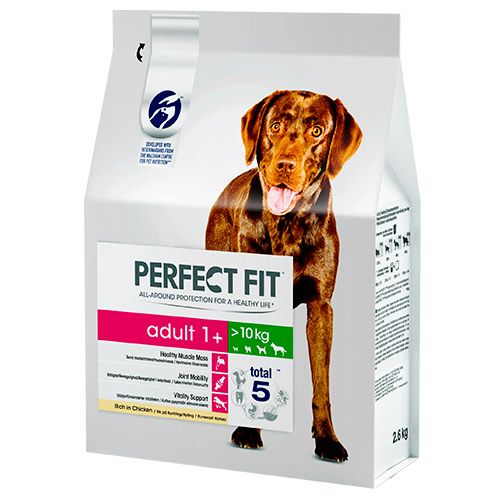 ПР0042247 Корм для собак для средних и крупных пород, курица сух. 2,6кг Perfect Fit 
