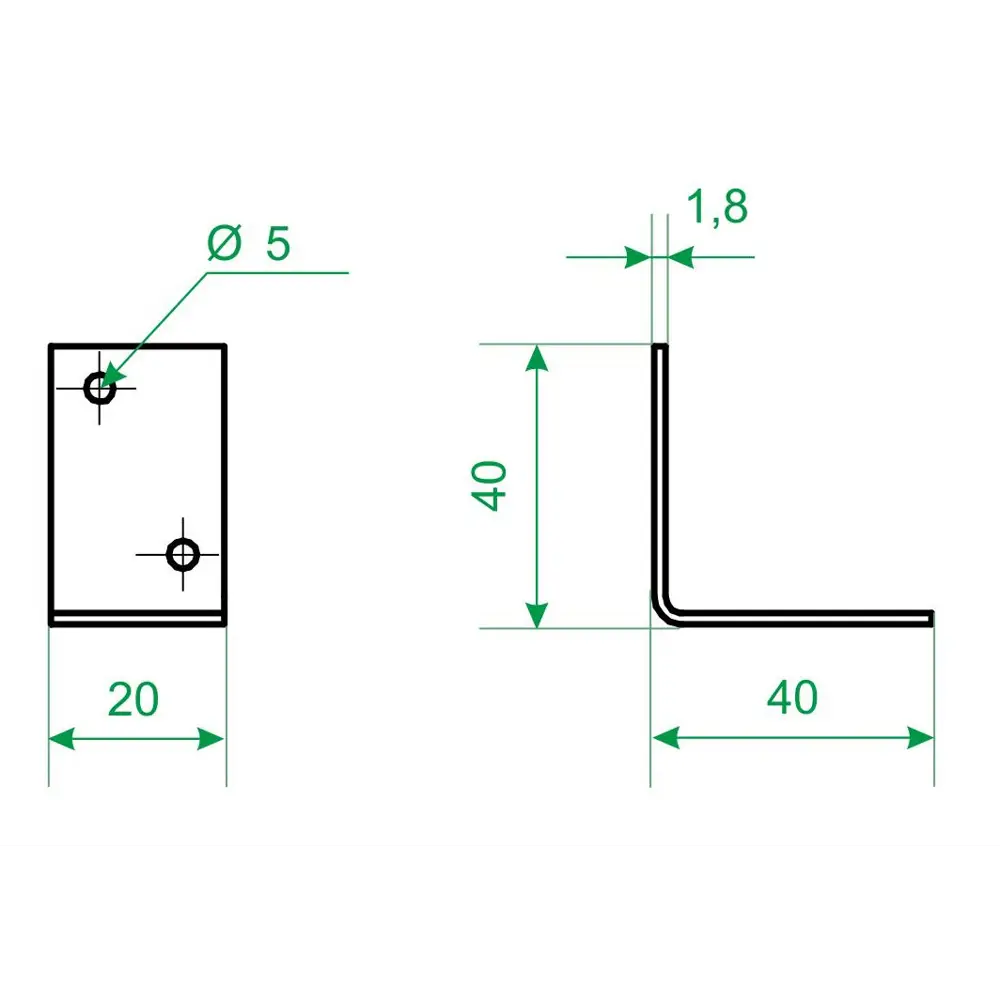 Santreyd Крепежный уголок 40×40×20 мм для надежных соединений 84857825 STLM-0056253 - Вид №4