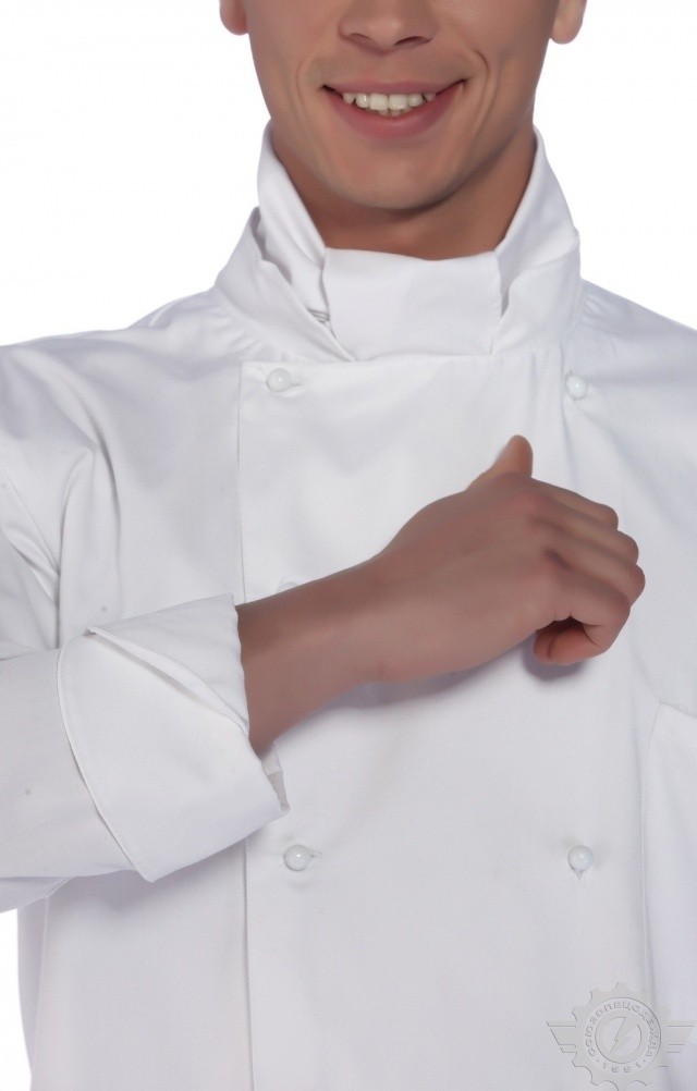 66025 Куртка поварская "Люкс" двубортная  Повар  размер 56-58/170-176 Спецодежда  - Вид №6