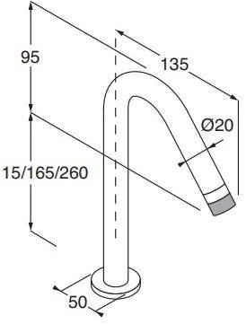 Boffi Смеситель для мойки из нержавеющей стали Minimal sun-id-1358546 - Вид №2