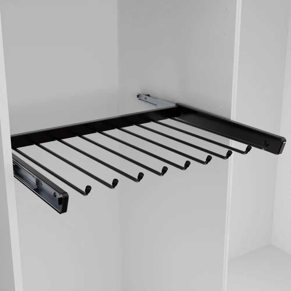 Брючница Лион 60x41.7 см KONSENSA сталь цвет черный STLM-2135670 - Вид №8