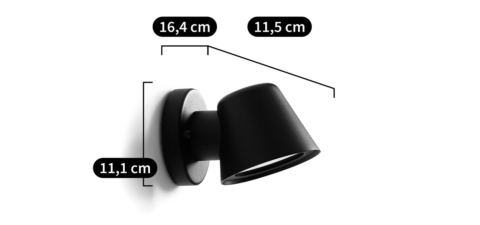 Открытый настенный светильник / металлический настенный светильник AMPM TOBISON ARCH-00085768 - Вид №3