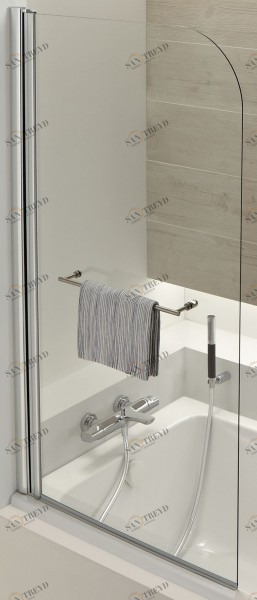 E4932-GA Реверсивный экран на прямоугольную ванну с полотенцедержателем Jacobdelafon ODEON UP Santreyd