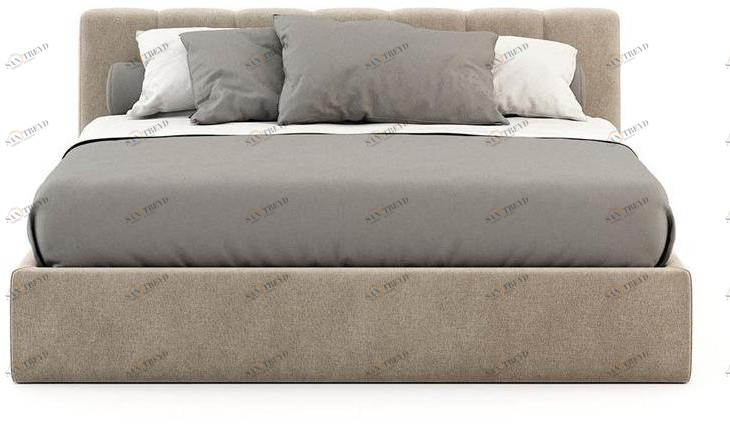 Laskasas Кровать двуспальная с обивкой sun-id-1491625