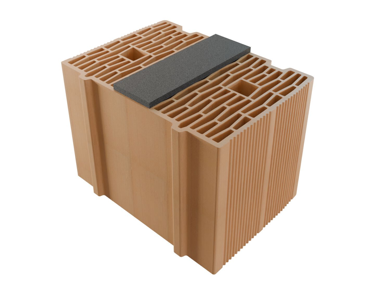 Блок кирпичной кладки SIAI POROTON® 600 тонкие перегородки ARCH-00031966 - Вид №1