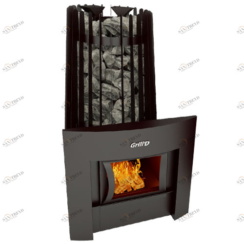 Печь для бани GRILL'D Cometa 180 Vega PRO Window с закрытой каменкой 6582