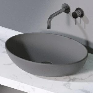 L243116 Накладная раковина на столешницу  овальная A. e T. Italia THIN