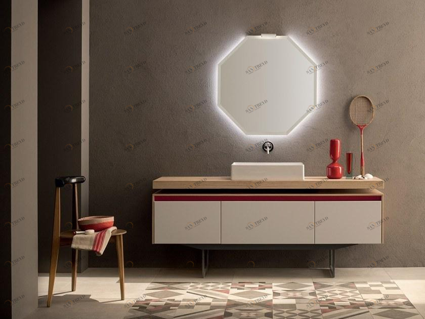 RAB Arredobagno Тумба под умывальник с ящиками Soul wood 28