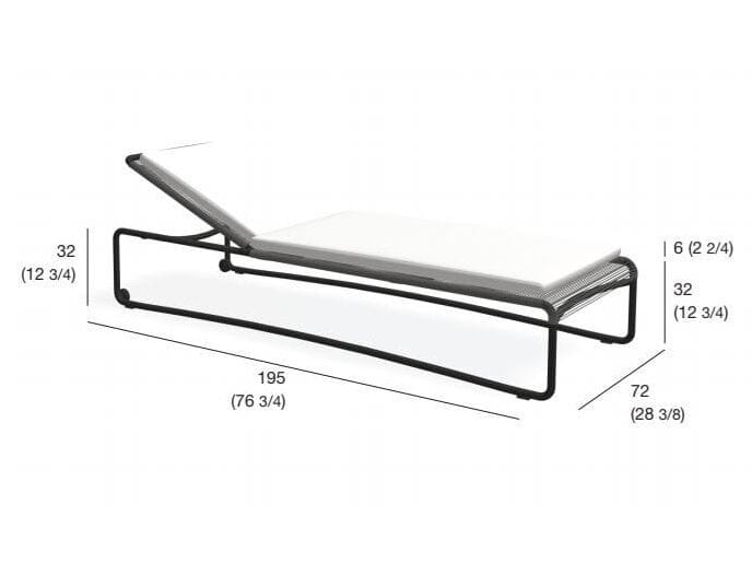 Садовая кровать с откидной веревкой с колесами RODA Harp ARCH-00145028 - Вид №9