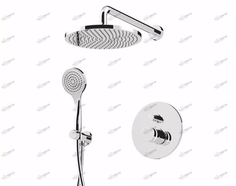 Rubinetteria Giulini Душевой набор, однорычажный, с переключателем и лейкой Myring Fmr0013kb