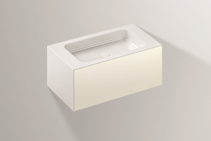 5155514000 Умывальник с тумбой, wp.folio2, белая, proshield, лакированная, шелковисто-матовый блеск, белый Alape серия FO (Folio)