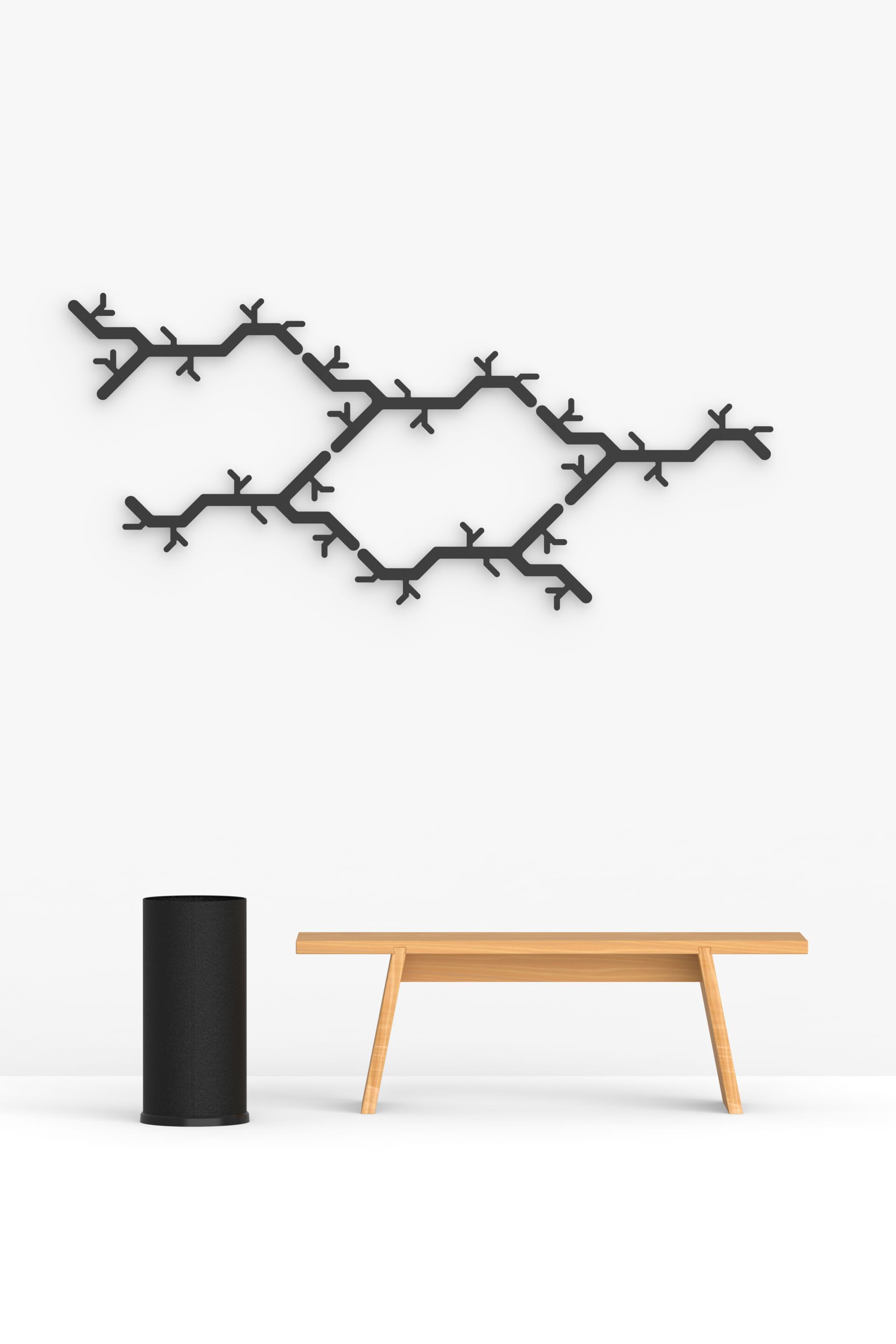 Стальная настенная вешалка с порошковым покрытием FUNCTIONALS TREE HOOKED ARCH-00076583 - Вид №5